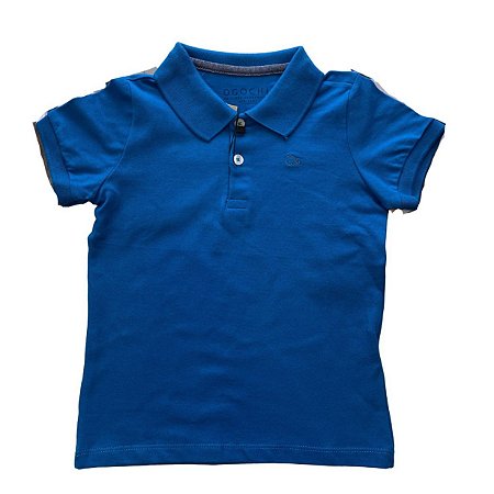 Camisa Polo Básica Azul - OGochi