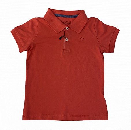 Camisa Polo Essencial Coral - OGochi