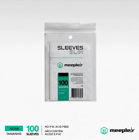 Sleeve Slim MeepleBR