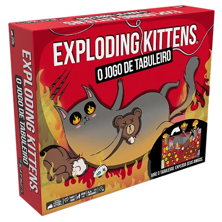 Exploding Kittens: O Jogo de Tabuleiro