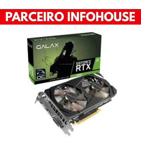 PLACA DE VÍDEO GALAX GeForce RTX 2060 6GB (LINK PARCEIRO DESCRIÇÃO)