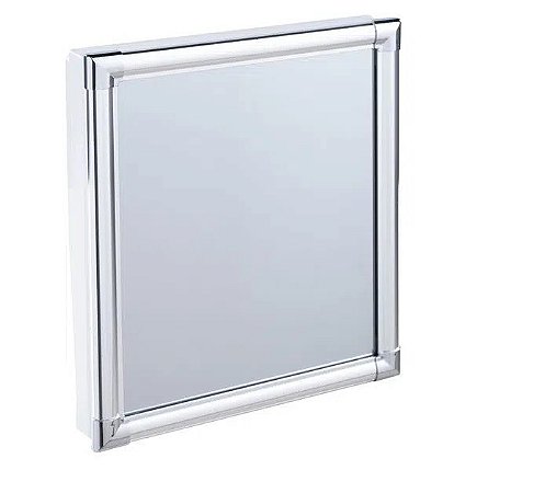 Armário Plástico Versátil Alumínio 31x10x36cm de Embutir e Sobrepor Astra
