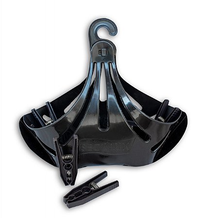 Kit Cesto Primavera Com 10 Prendedores - Preto