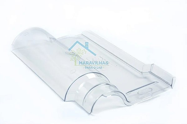 Kit 64 Telhas Transparente Portuguesa Injetada 40x21 - Lubian