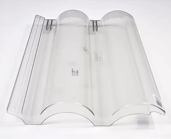 Kit 30 Telhas Transparente Tradição / Tégula - Injetada