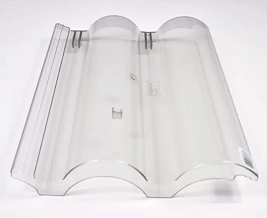 Kit  8 Telhas Transparente Tradição / Tégula - Injetada
