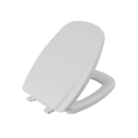 Assento Sanitário Almofadado Astra Deca Monte Carlo Quadrado Branco Gelo