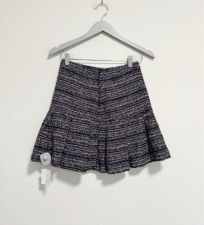 Saia curta tweed Patbo - tam P