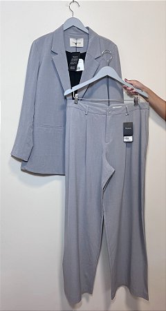 Conjunto alfaiataria cinza Namine - tam G