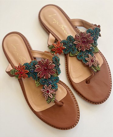 Rasteira pedrarias Luiza Barcelos 39