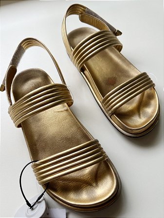 Papete dourada Paula Torres - Tam 38