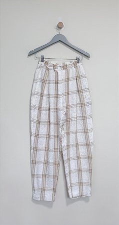 Calça xadrez Gule - tam 36