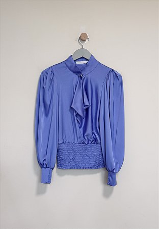 Camisa acetinada TVZ - tam 36