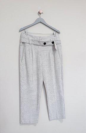 Calça off white Le Lis Blanc - Tam GG