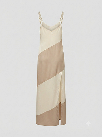 Vestido bicolor Anne fernandes - tam M