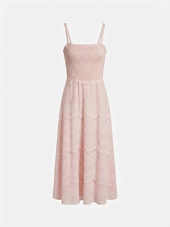 Vestido laise rosa Skazi - tam M