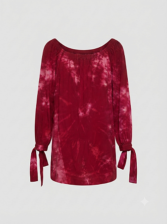 Vestido vermelho Tie Dye Loft 747 - tam PP