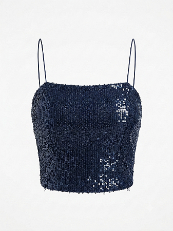 Top paete azul Sly Wear - tam PP