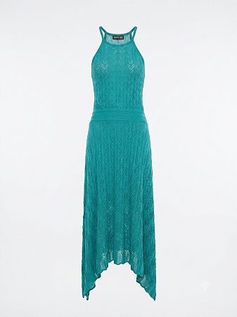 Vestido tricot assimétrico Daiana Lima - tam G