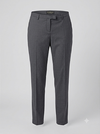 Calça alfaiataria cinza Windsor - tam 44