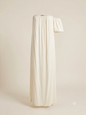 Vestido midi off white NK - tam 38