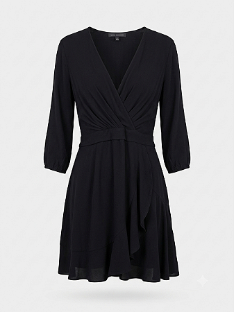 Vestido preto Regina Salomão - Tam 40