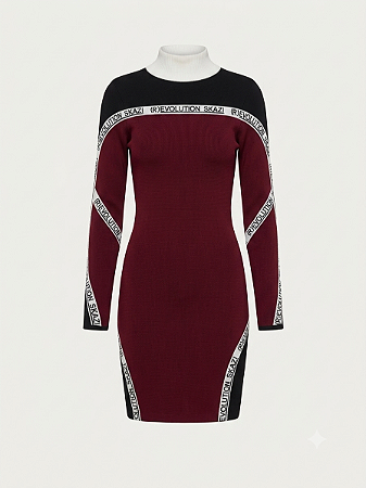Vestido manga longa Skazi - tam P