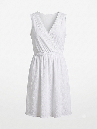 Vestido laise branco Scene - tam P