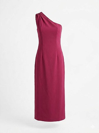 Vestido midi vinho Frutacor - Tam 42