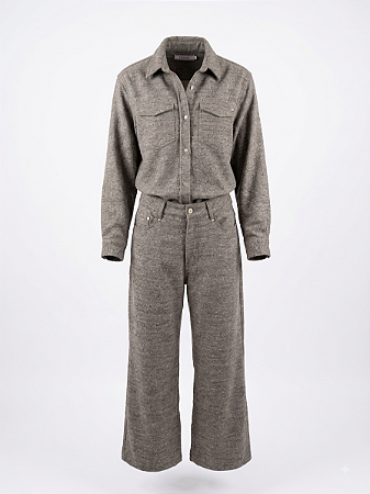 Conjunto cinza mescla Equivoco - tam GG