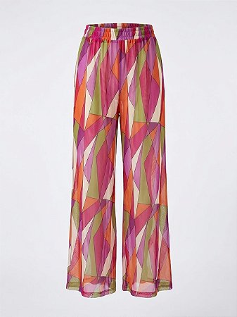 Calça tule geométrica Nidas - tam M