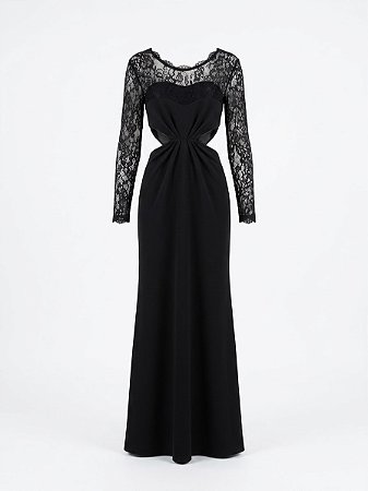 Vestido preto renda Loft747 - tam P
