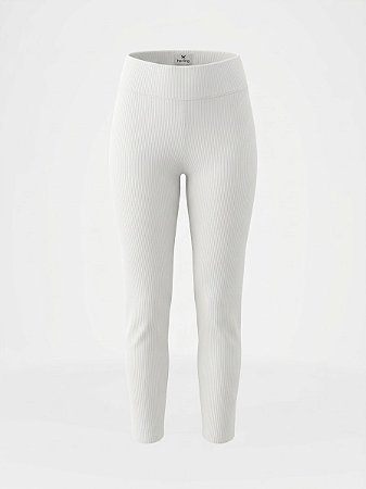Calça ribana off white Hering - tam 40