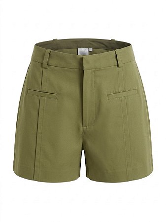 Shorts alfaiataria verde Zara - tam GG