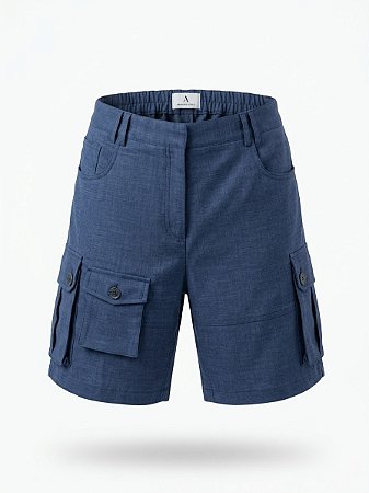 Bermuda cargo azul Mixed - tam 42
