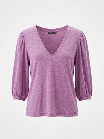 Blusa mescla lilás Mixed - tam G