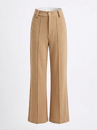 Calça pantalona caqui Zen - Tam G