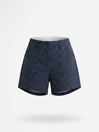 Short risca de giz azul Linda de morrer - tam 44