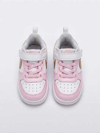 Tenis branco e rosa Nike - tam 22,5
