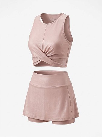 Conjunto fitness rosa Morena Rosa - tam P