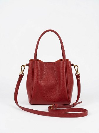 Bolsa vermelha bucket