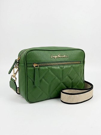 Bolsa verde couro Luiza Barcelos