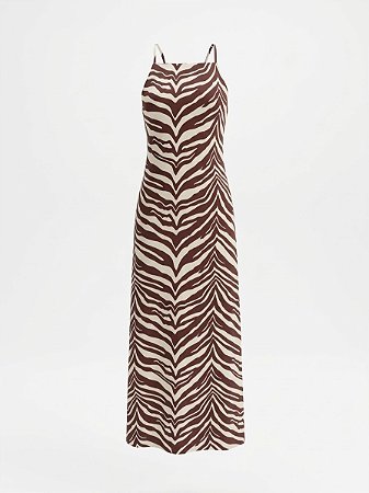 Vestido animal print Alella - tam M