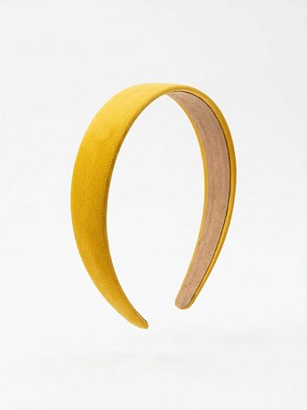 Tiara básica amarela