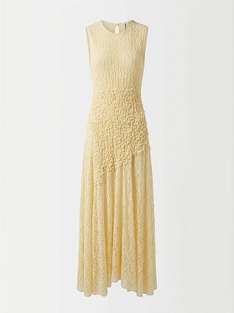 Vestido creme rendado Zara - tam P
