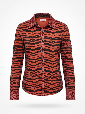 Camisa animal print Studio 21- tam P