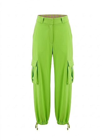 Calça parachute verde lima NV - tam 34