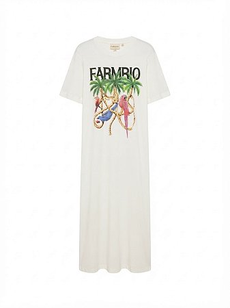 Vestido camiseta rio Farm - tam M
