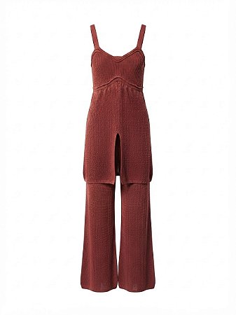 Conjunto de tricot vinho Ademar malhas - tam U