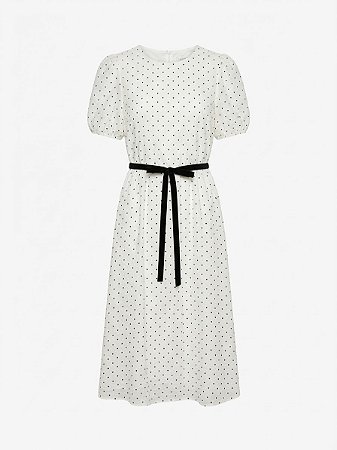 Vestido midi corações Carol Bassi - tam G
